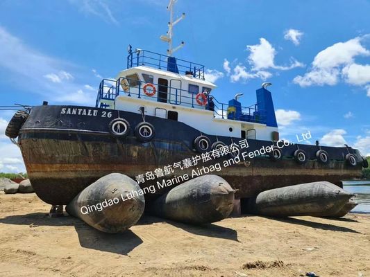 Lançamento de navios Airbags de borracha marinha Personalizavel Durável