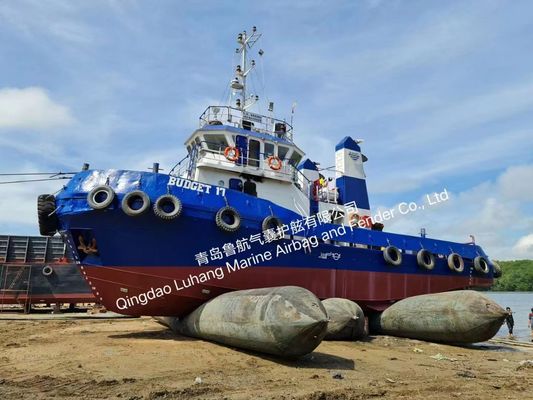 Lançamento de navios Airbags de borracha marinha Personalizavel Durável
