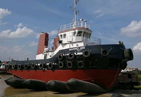 Lançamento de navios Airbags de borracha marinha Personalizavel Durável