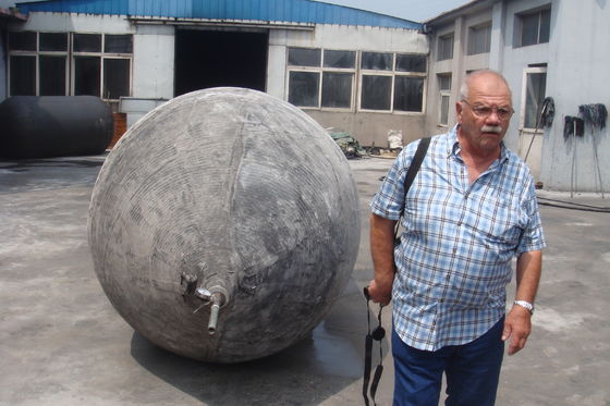 Airbag marítimo de borracha inflável para lançamento e levantamento de navios 1,5*16M 10 camadas