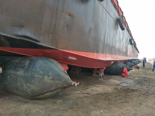 Airbags de borracha marítima personalizáveis para lançamento e elevação de navios