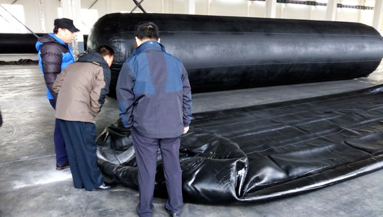 Airbags de borracha marinha com excelente estanqueidade para o lançamento de navios