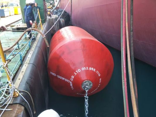 Navio a navio atracação espuma marinha preenchido fender parte fender de borracha pneumática