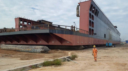 Saco de ar marinho para carregamento no cais