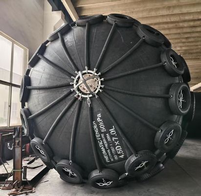 Defensas Pneumáticas de Borracha com Dimensões de 4,5 x 7M