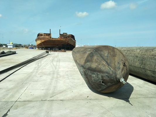 Airbags de borracha marítima personalizáveis para lançamento e elevação de navios