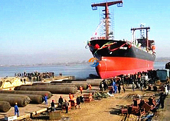 Airbags de borracha marítima personalizáveis para lançamento e elevação de navios