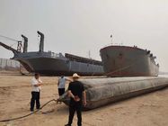 Salvamento preto Marine Rubber Ship Launching Airbags