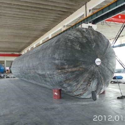 Airbag de borracha marinha de engenharia para salvamento de barcos