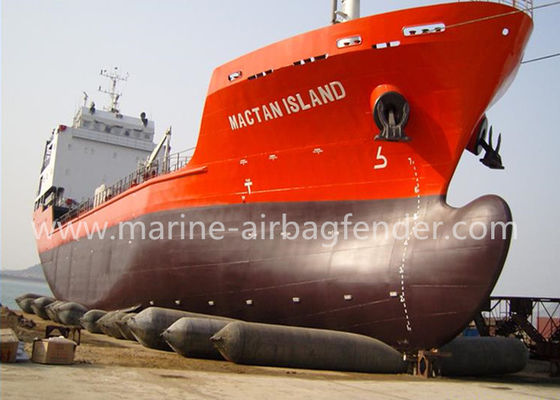 Embarcadouro seco de levantamento pesado Marine Rubber Airbag 6 camadas