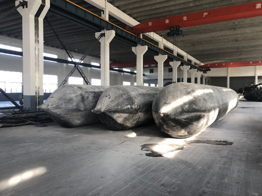 Embarcadouro seco de levantamento pesado Marine Rubber Airbag 6 camadas